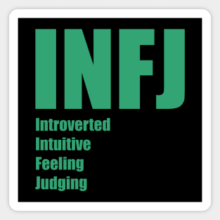 INFJ The Advocate MBTI types 5A Myers Briggs personality Magnet